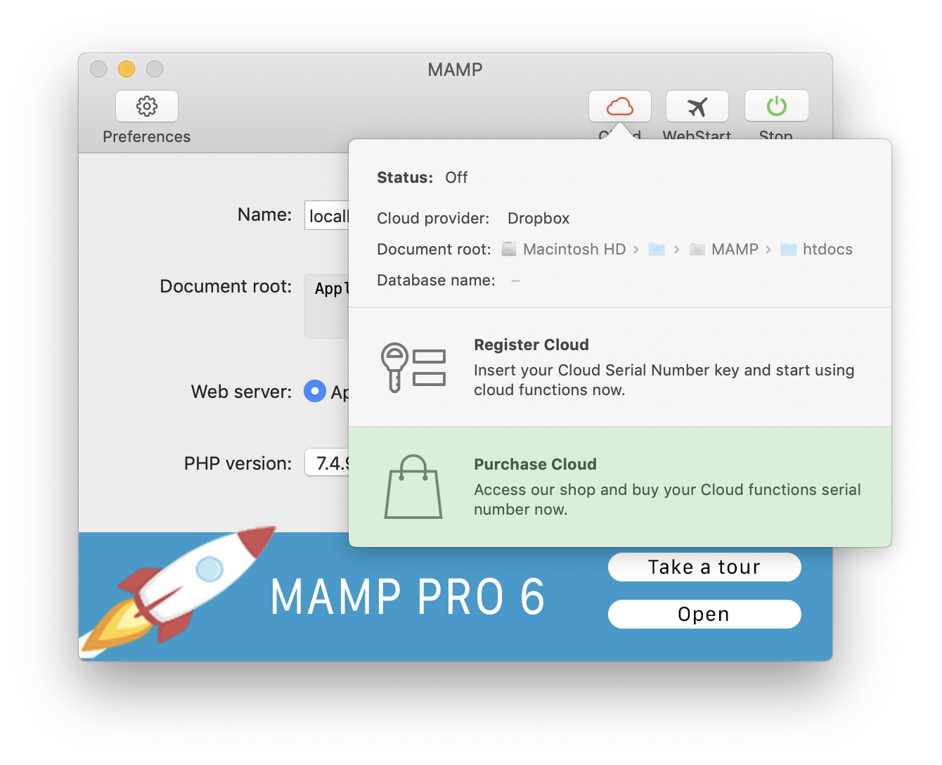 MAMP - Cloud Functions - Purchase Cloud