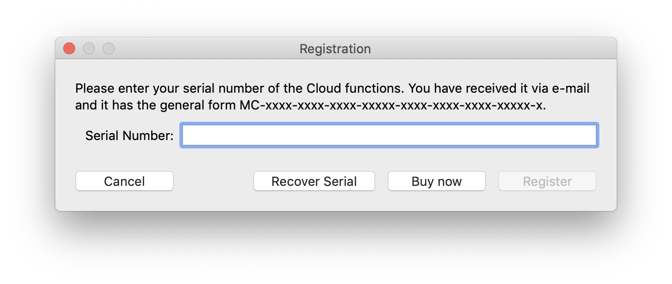 MAMP - Cloud Functions - Registration