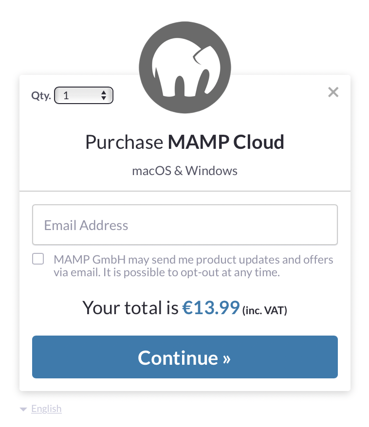 MAMP - Purchase MAMP Cloud