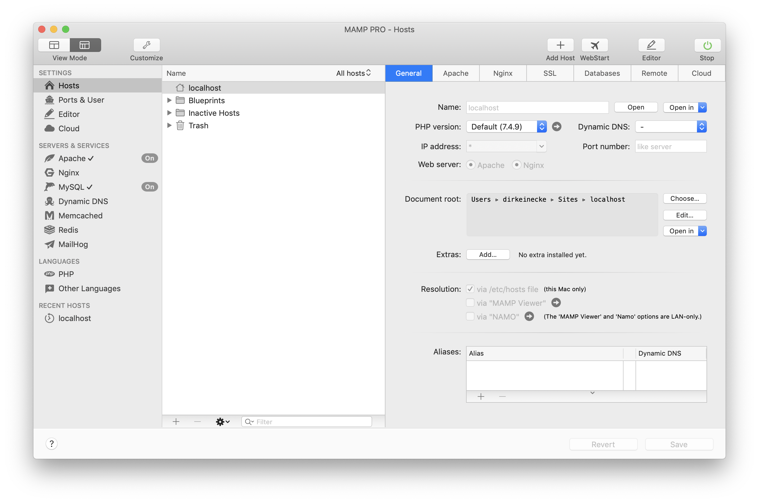 MAMP PRO - Expert View