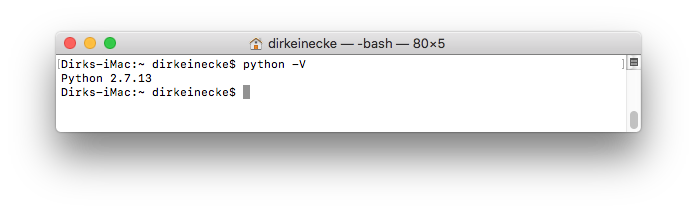 MAMP PRO - Languages - Other Languages - Python version