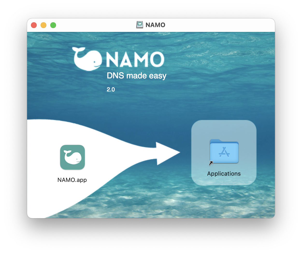 NAMO - Installation - Applications folder