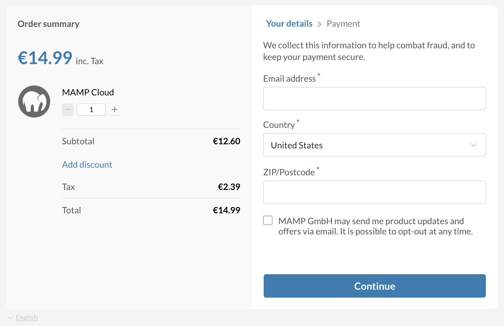MAMP - Purchase MAMP Cloud