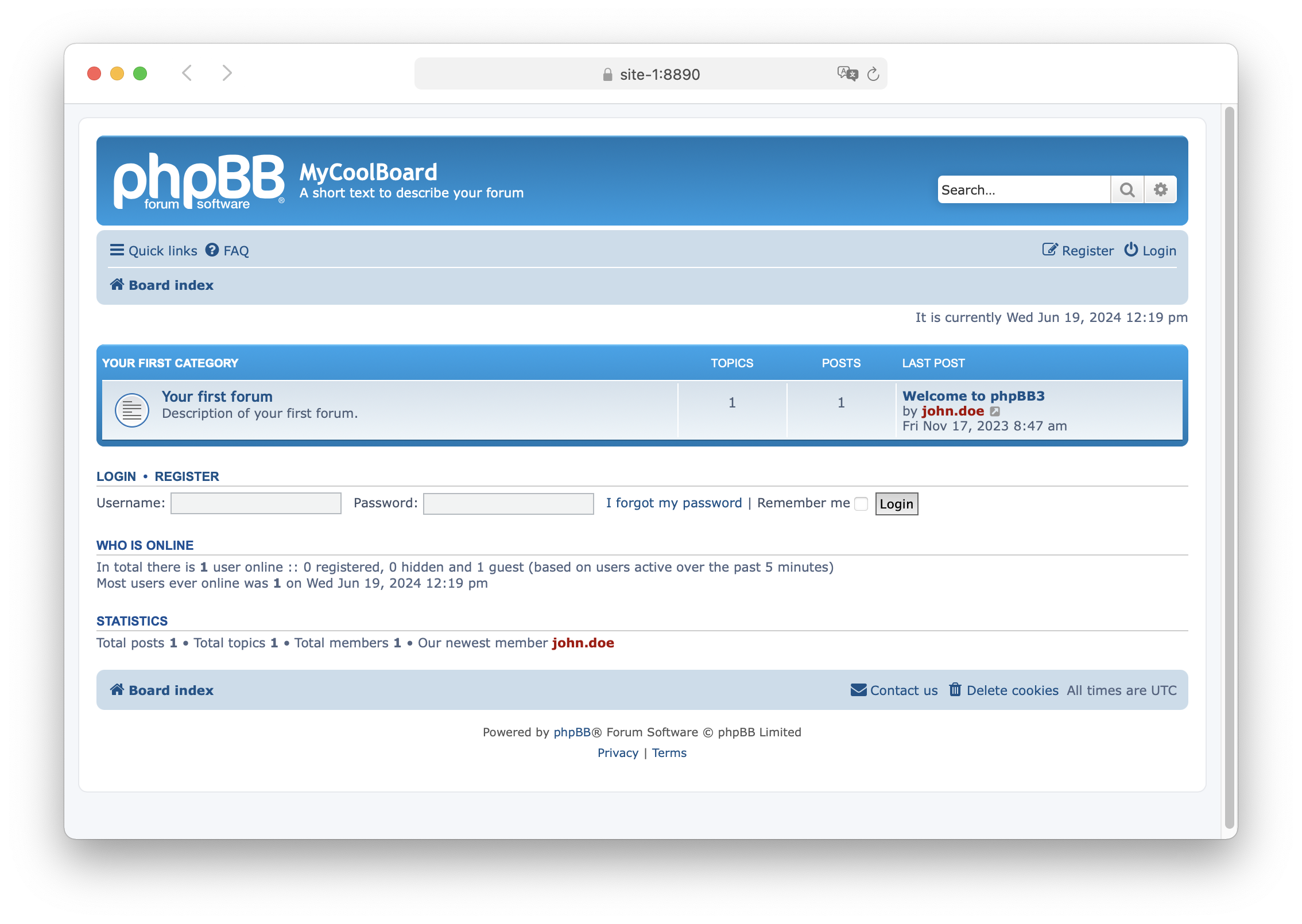 MAMP PRO - Extra - phpBB - Done